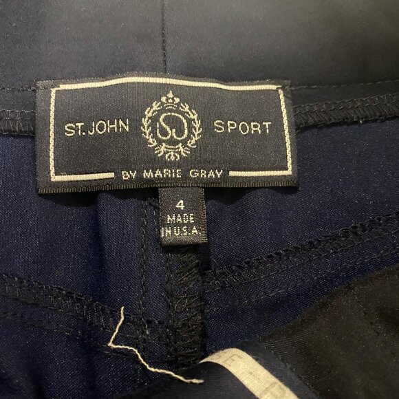 St John Sport‎ by Marie Gray Women's Pants Size 4 Navy Blue - Picture 5 of 9
